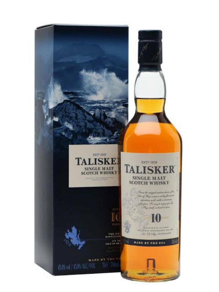 Buy Talisker Single Malt Aged 10 Years online from UNCLE'S WINE CELLAR