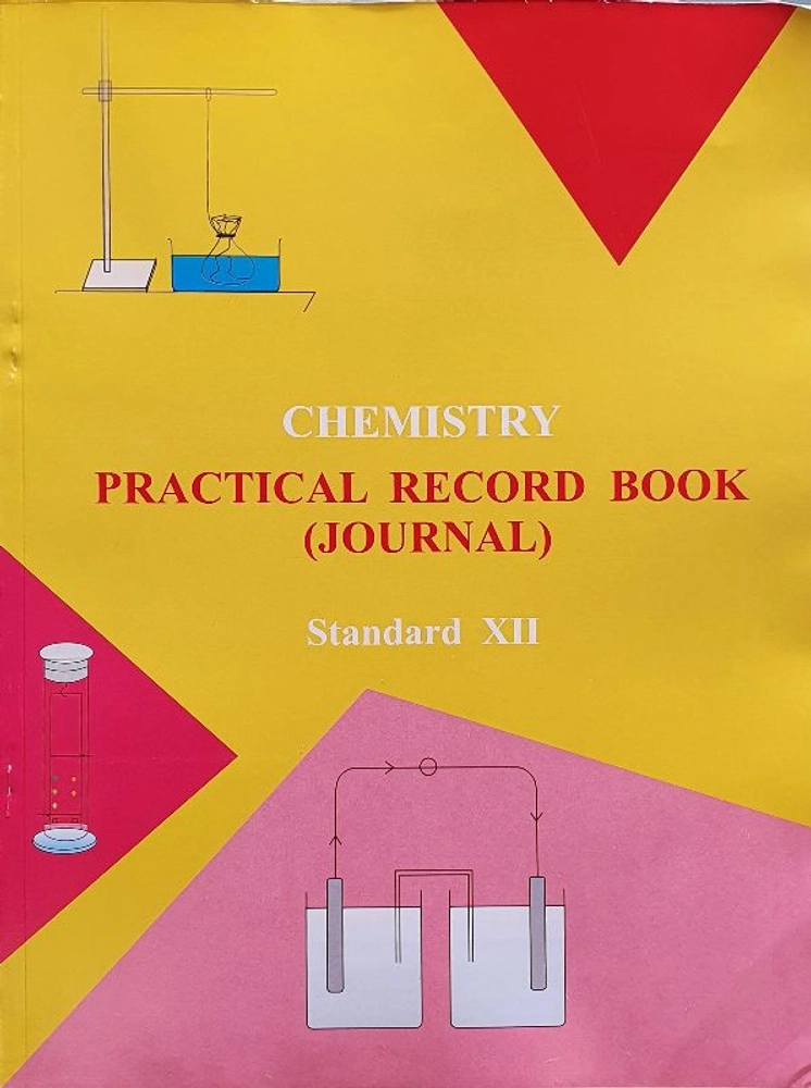 CLASS 12 GSEB PRACTICAL RECORD BOOK JOURNAL CHEMISTRY