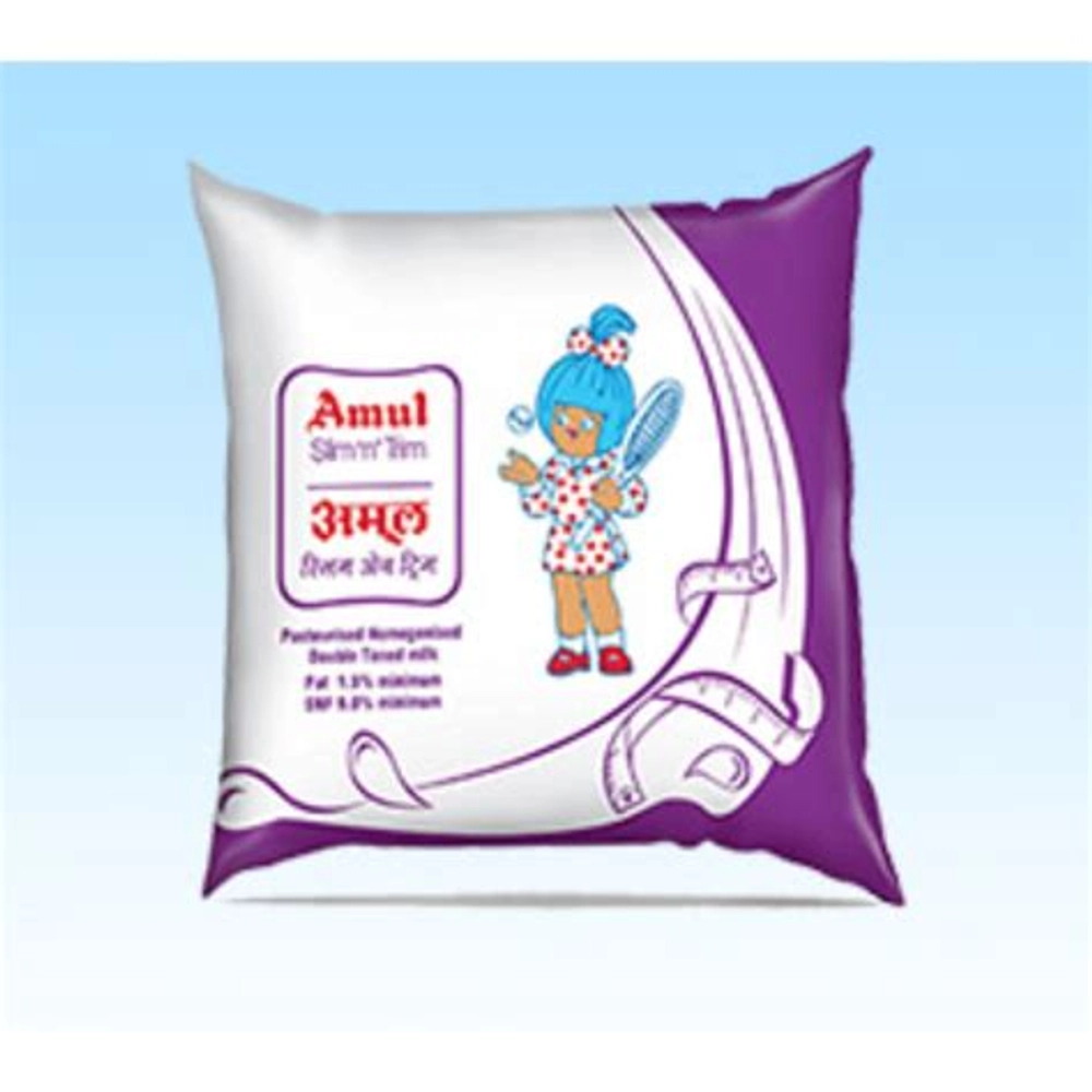 Buy Amul Slim & Trim Milk 500ML online from TRUE MARGIN MORE TO YOUR DOOR