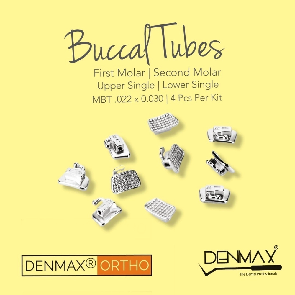 1st bondable buccal tube ORTHO DENMAX DENTAL