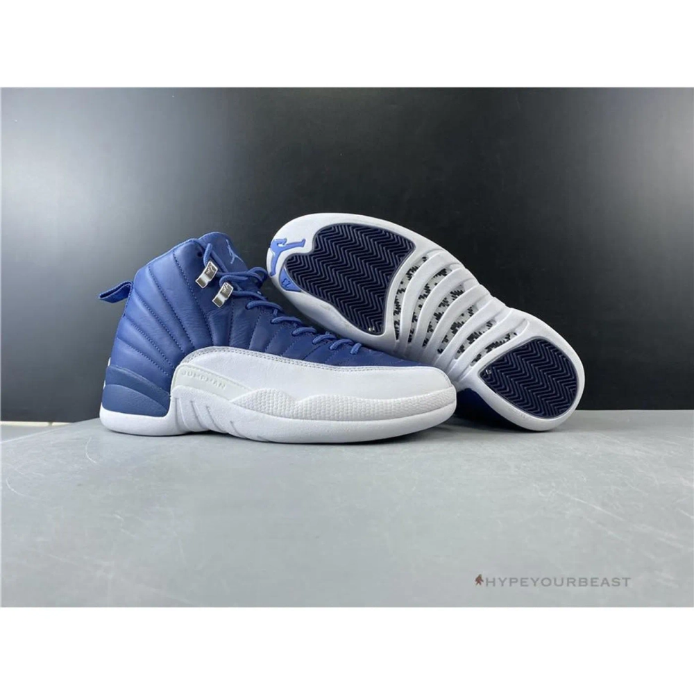 jordan 12 stone blue