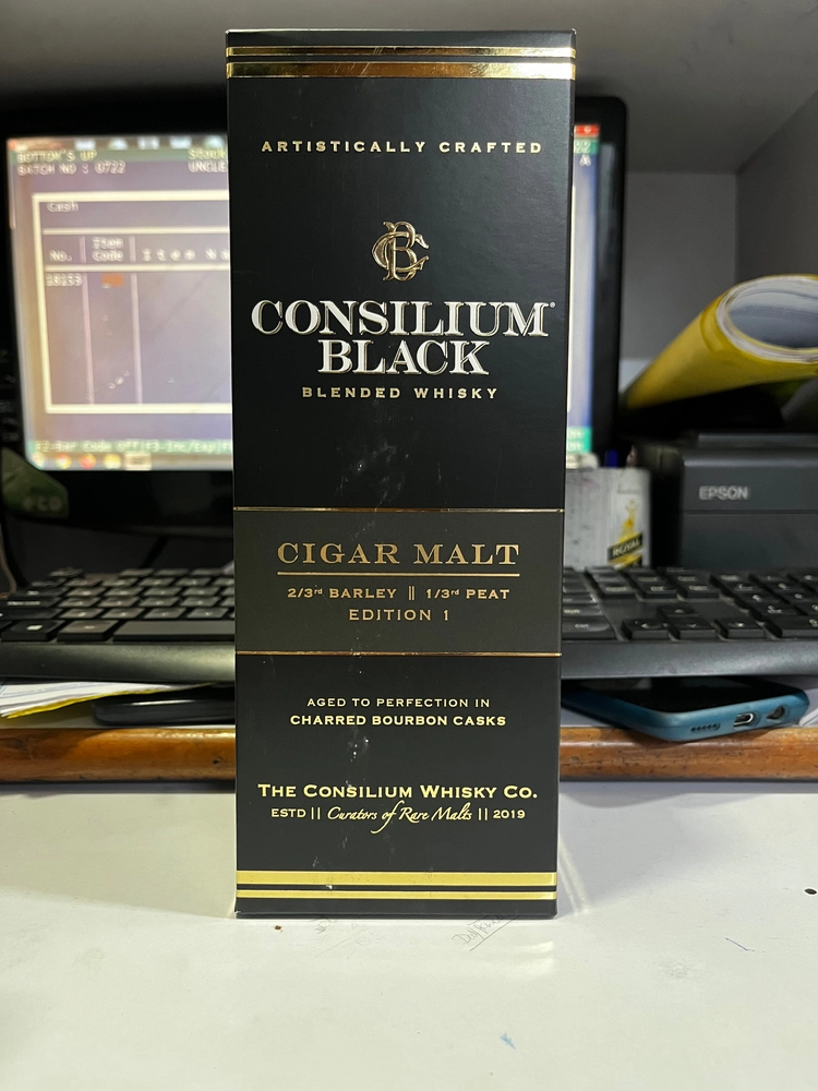 Buy Consilium black cigar malt blended whisky online from UNCLE'S WINE