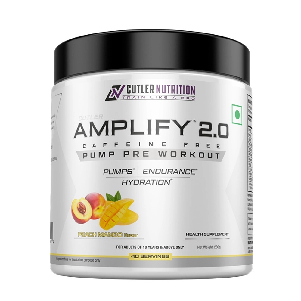 Cutler Nutrition Amplify 2.0 Muscle Pump Pre -Workout - 40 Servings