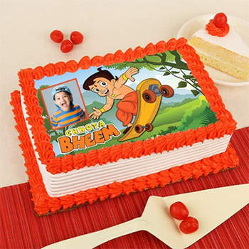 Chota bheem edible print cake for... - Ritu's Bake House | Facebook