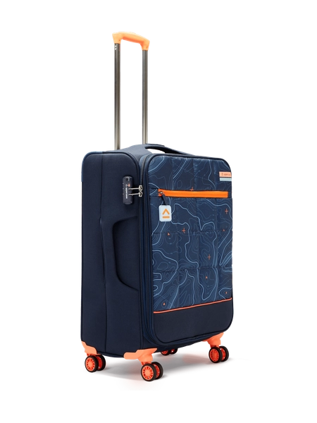 Trolley Bags Italian Tourister 20 And 24 Inch 2 Wheel Expandable Blue ( 2  Pcs Set )