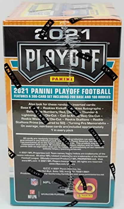 2021 Panini Playoff Football Trading Cards Blaster Box (56 Cards per Box)
