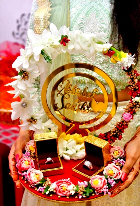 Engagement Ring Platter at Best Price in Pune, Maharashtra | Bhavana  Trading Co