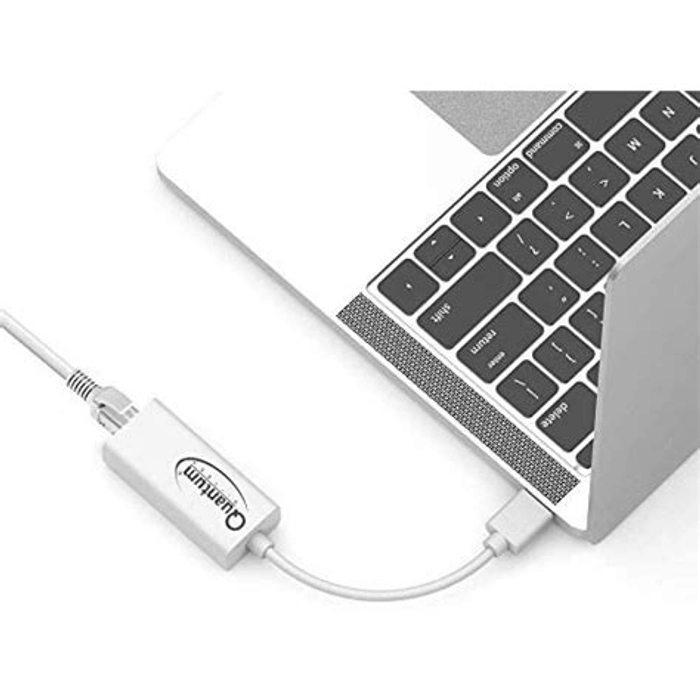Quantum QHM8106 USB to RJ45 LAN Adapter (White)