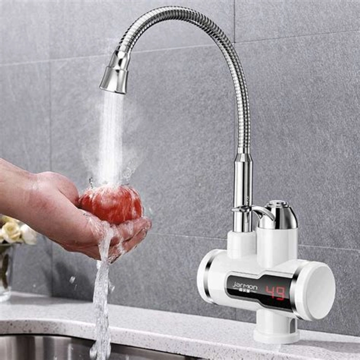 Heavy Instant Electric Heating Tap with Digital Temp. Display, Stainless  Steel Heater u0026 Tankless Electric Fast Water Heating Tap Instant Electric  Water Heater Faucet Tap (Multi) - RMG FUTURE