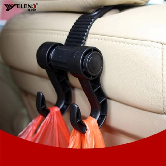 Pair Of - Car hook multi-purpose vehicle hook rear seat hook double hook seat back hanging