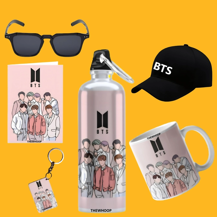 BTS Mug | BTS Cup with Keychain | BTS Coffee Mug - 350ml (Set of 2) Best  Birthday & Return Gifts for Girls