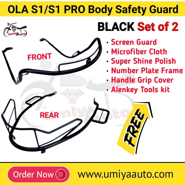 OLA S1/S1 PRO BLACK Set Of Full Body Safety Guard, 55 OFF
