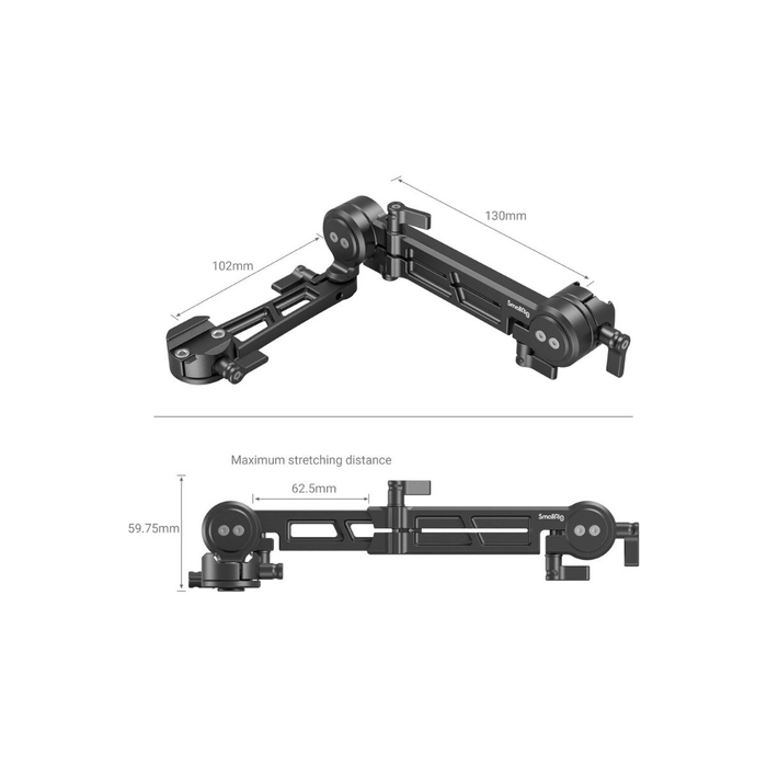 SmallRig MD3507 Adjustable EVF Mount with NATO Clamp