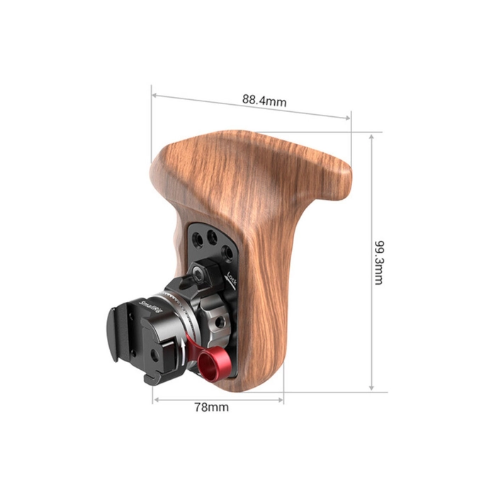 SmallRig 2117C Right Side Wooden Grip with NATO Mount
