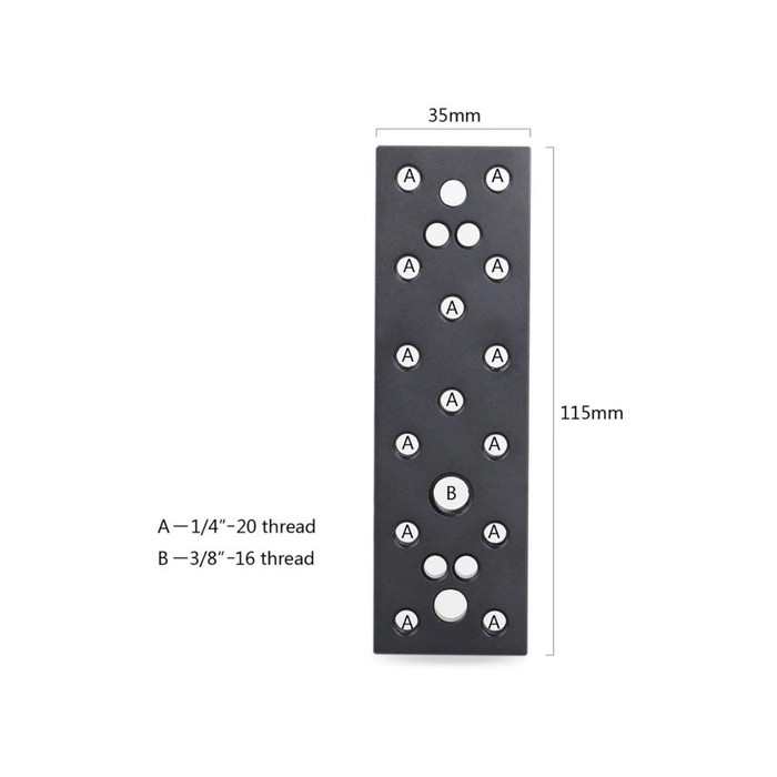 SmallRig 904 Battery Cheese Mounting Plate for Select Lilliput Monitors