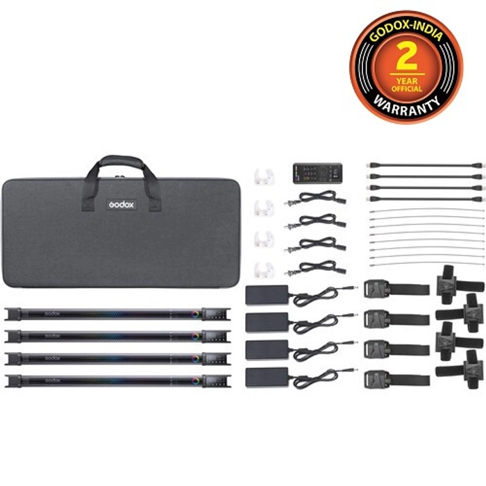 Godox TL120 RGB LED Tube Light 4-Light Kit