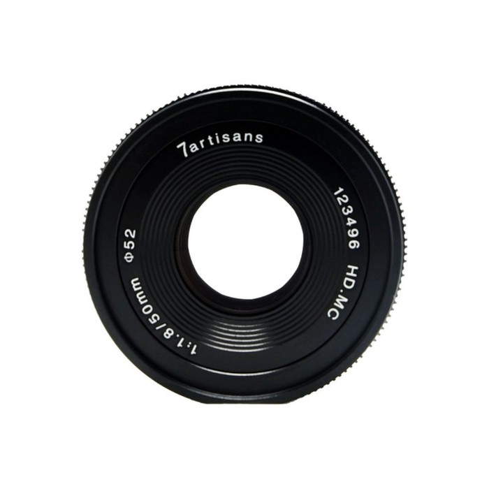 7artisans 50mm f/1.8 Lens - Canon EF-M / Black