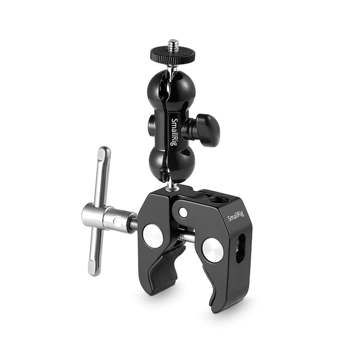 SmallRig 1138 Multi-function Double BallHead with Clamp & 1/4" Screw