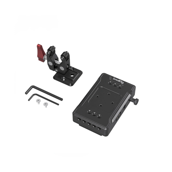 SmallRig 3497 V-Mount Battery Adapter Plate with Crab Shaped Clamp