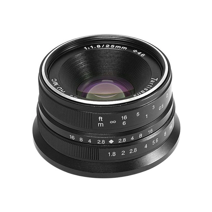 7artisans 25mm f/1.8 Lens - Fujifilm X / Black