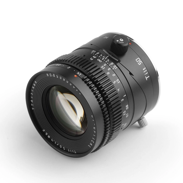 TTArtisan 50mm f/1.4 TILT Lens for Sony E / Full Frame / Black