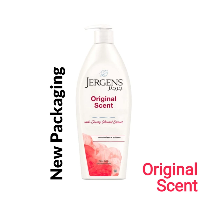Jergens Original Scent with Cherry Almond Essence Body Moisturizer for Dry Skin