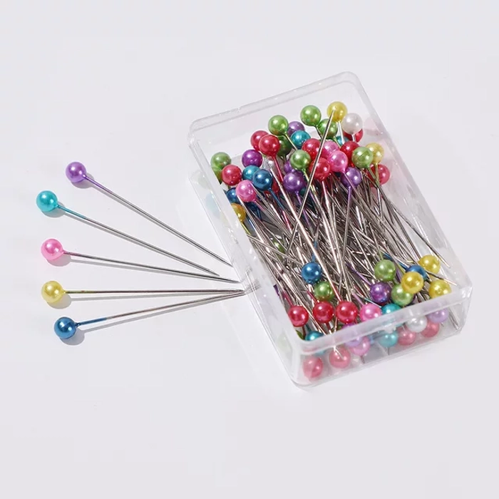 Pearl Hijab Pins (Box of 100pins) - Hijabaan