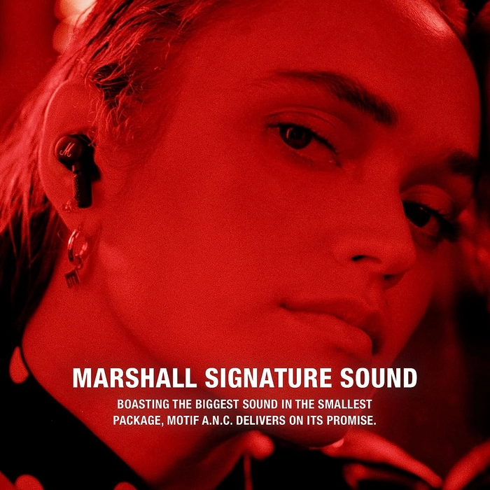 Marshall Motif True Wireless Noise Canceling in Ear Headphones,