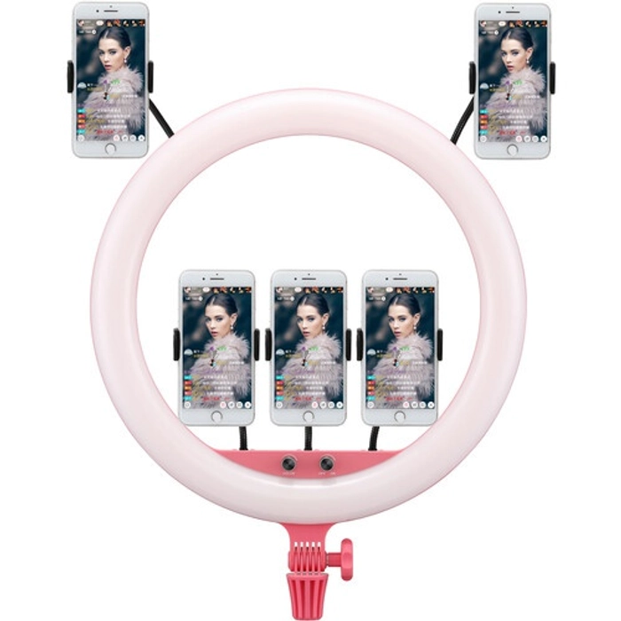 Godox LR150 Bi Color 18 Inches Ring Light Pink