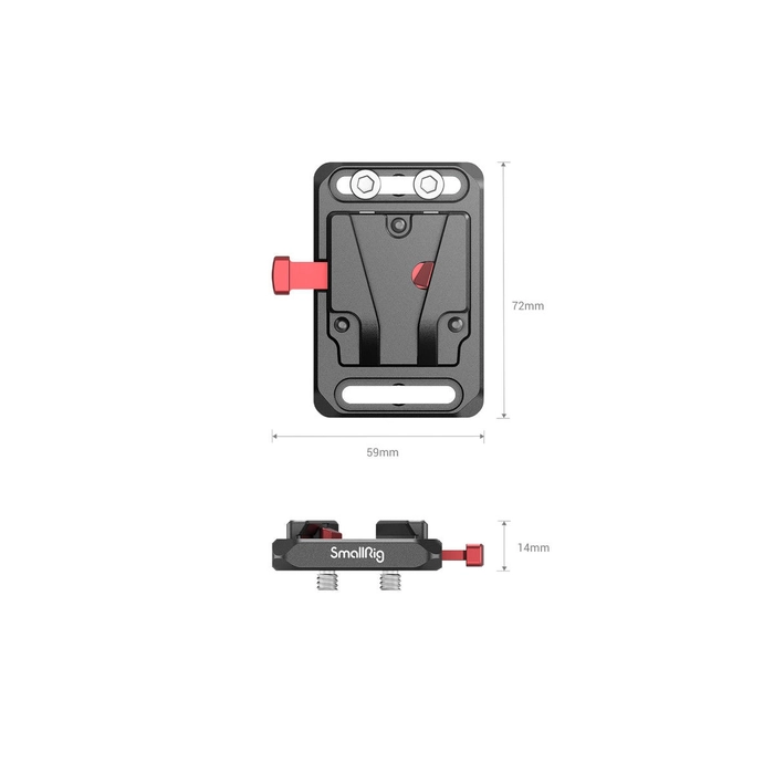 SmallRig 2987 Mini V Mount Battery Plate