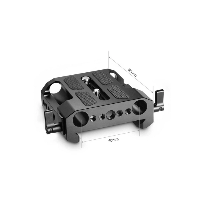SmallRig 1642 ARRI-Style Baseplate with Dual 15mm Rod Clamp