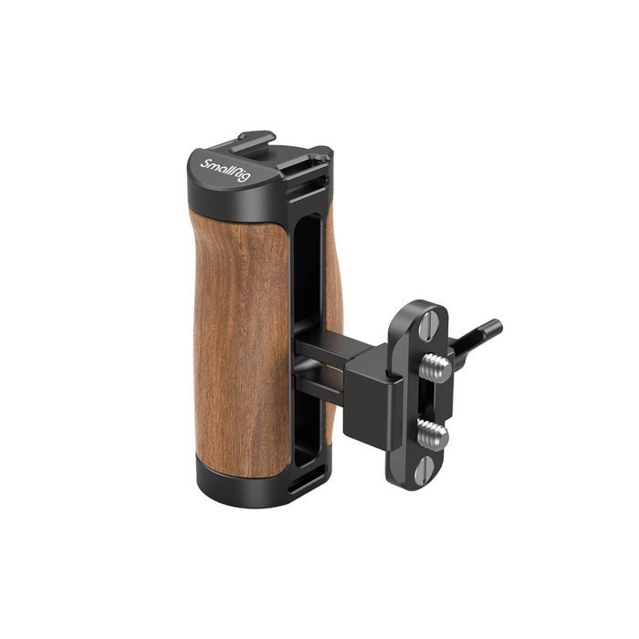 SmallRig 2978 Wooden NATO Side Handle with Quick Release NATO Rail