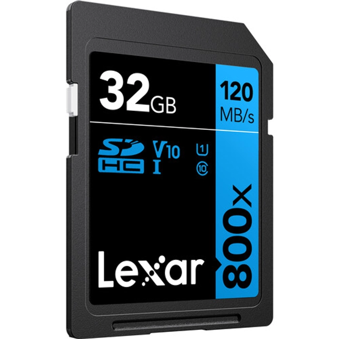 Lexar Professional 800x SDXC™ UHS-I, U3, V30, up to RW M120/ 45MB/s, 32GB/64GB/128GB/256GB