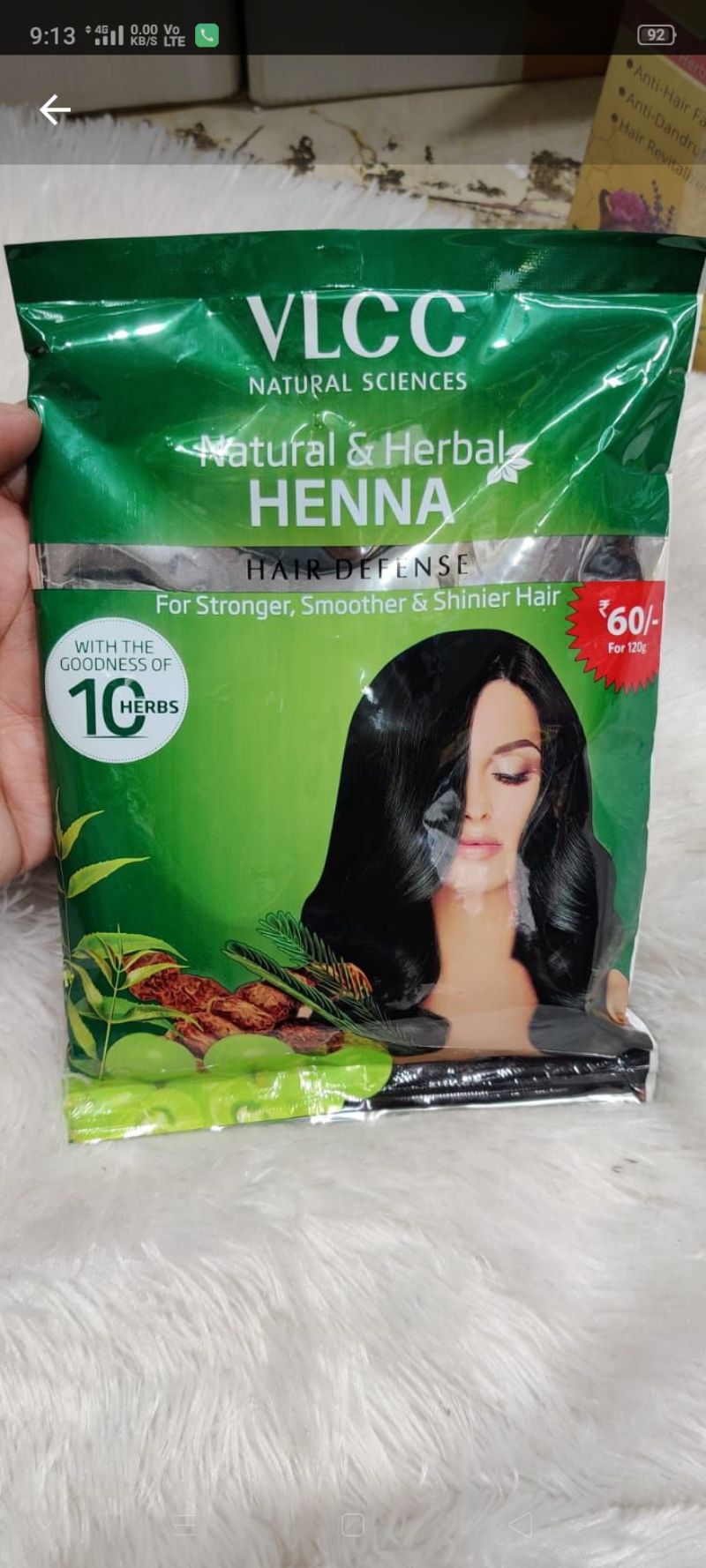 VLCC Natural & Herbal Henna Review II VLCC Henna - YouTube