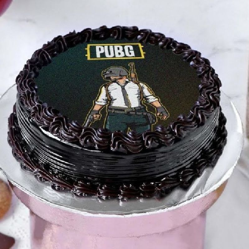 Buy Pubg Game Birthday Poster Cake-PUBG Playground Cake
