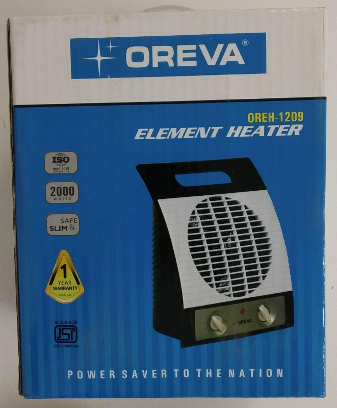Oreva 1209 Oreva Room Heater Rod Buy OREVA ROOM HEATER Model:-1209