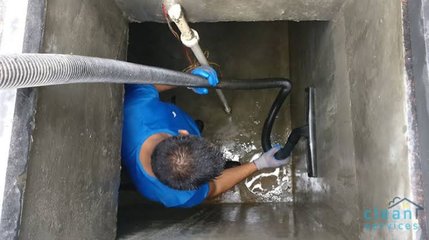 Professional underground sump cleaning
