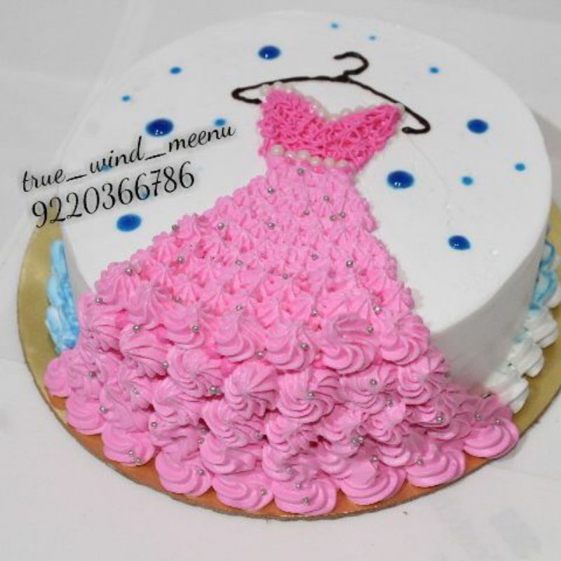 Christening Gown Cake - CakeCentral.com