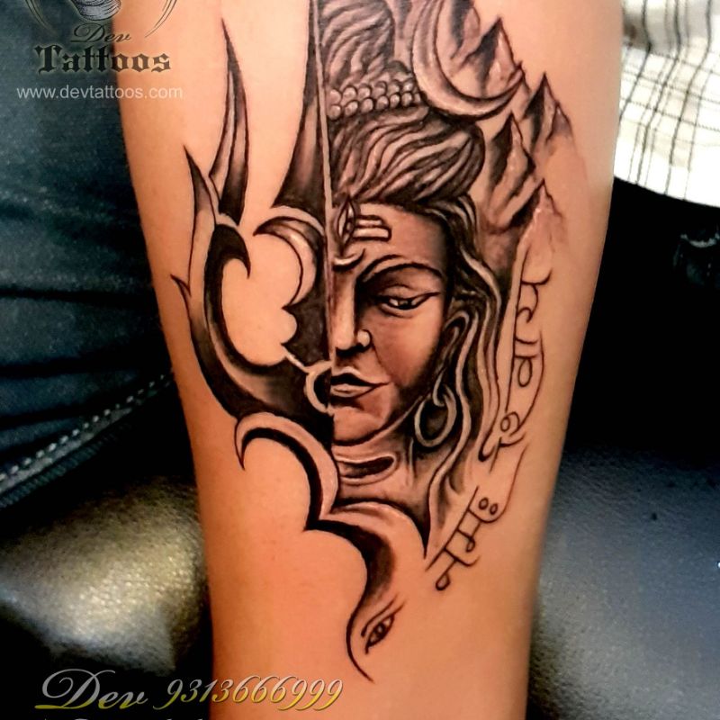 Pavan Kumar - Lord Shiva Tattoo