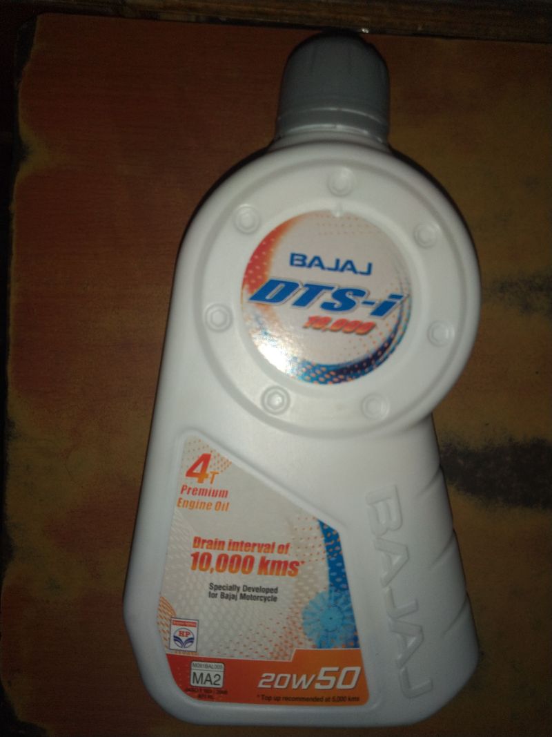 Bajaj dtsi 10000 2024 engine oil 20w50 price