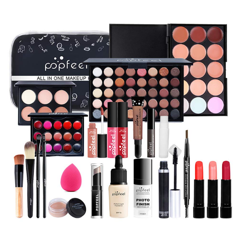 Buy Shryoan Makeup-Kit With Eyeshadow, Blusher Compact Powder, Highlighter,  Eyeliner Pencil And Lipgloss (Set Of 1) Online at Best Prices in India -  JioMart.