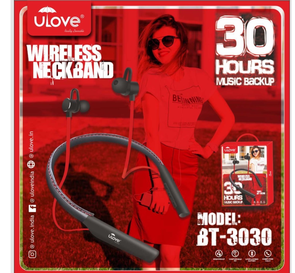 Buy ULOVE NACKBAND BT 3030 online from Parth Enterprise