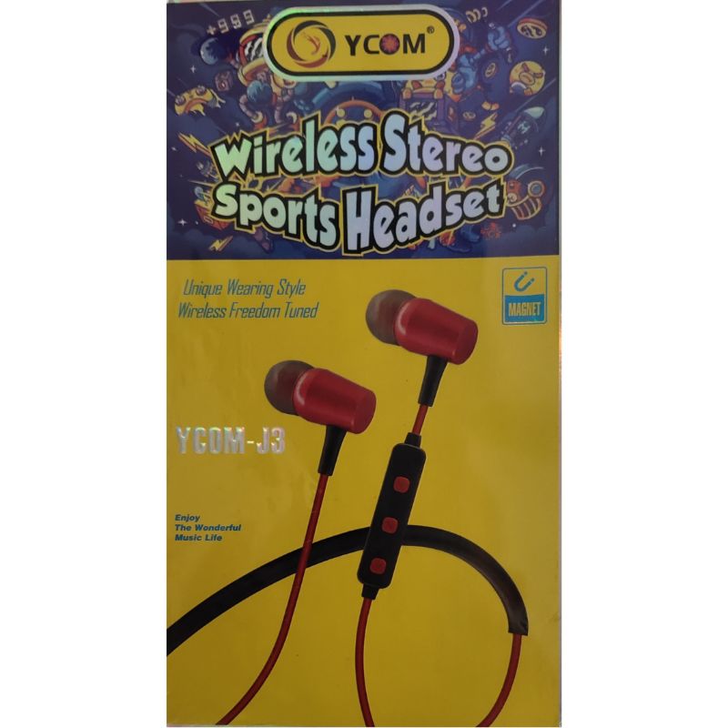 Buy YCOM J3 Wireless Stereo Sports Headset online from ROCKY Telecom