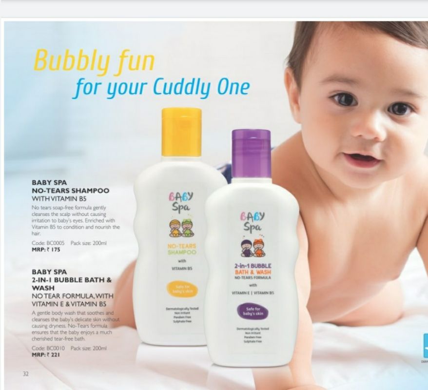 Baby best sale spa shampoo