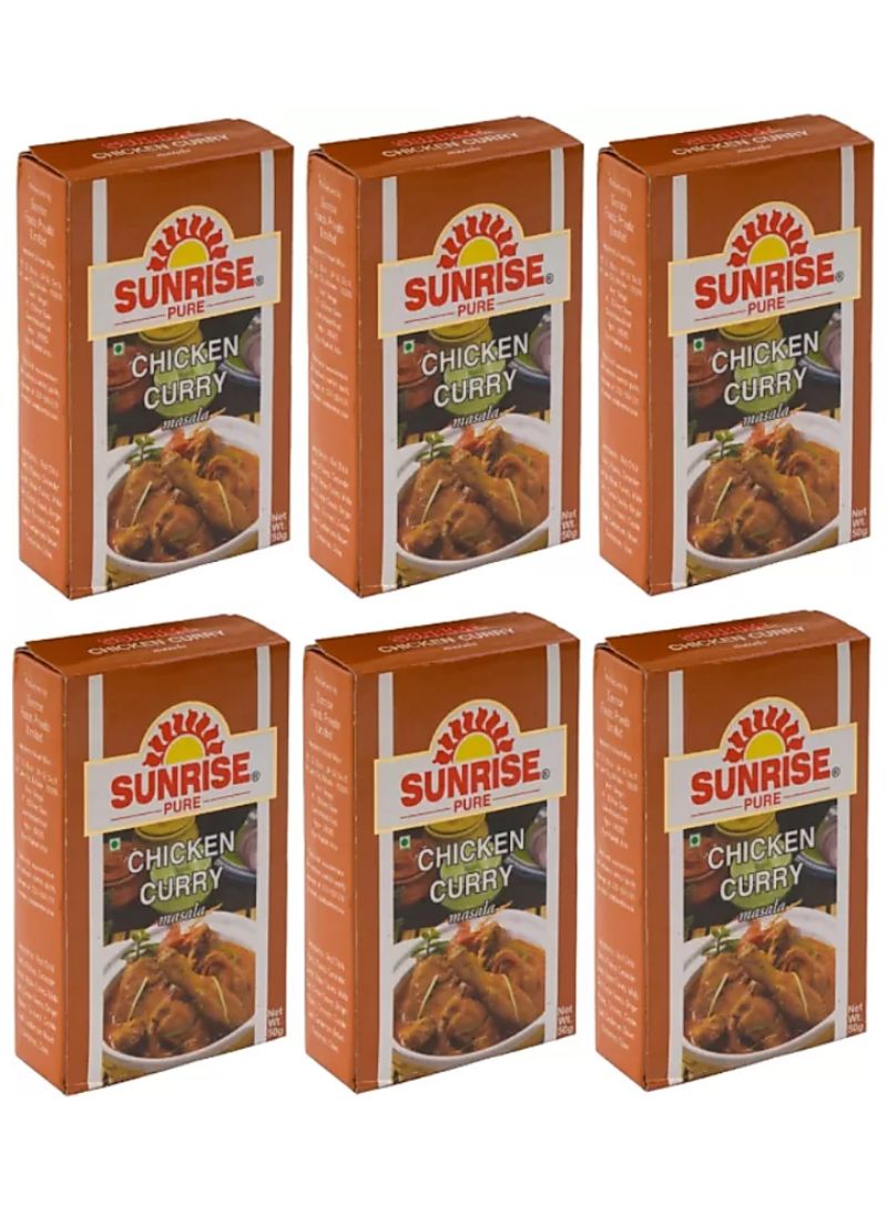 Buy SUNRISE CHICKEN MASALA(50g)(6×50g) online from THE CHICKEN PLACE🐔
