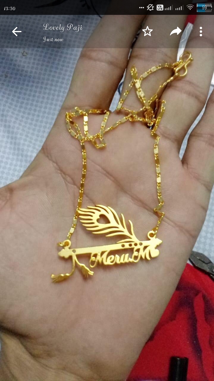 Mangalsutra Arun Name Locket Ankit Name Mangalsutra Ankita Name