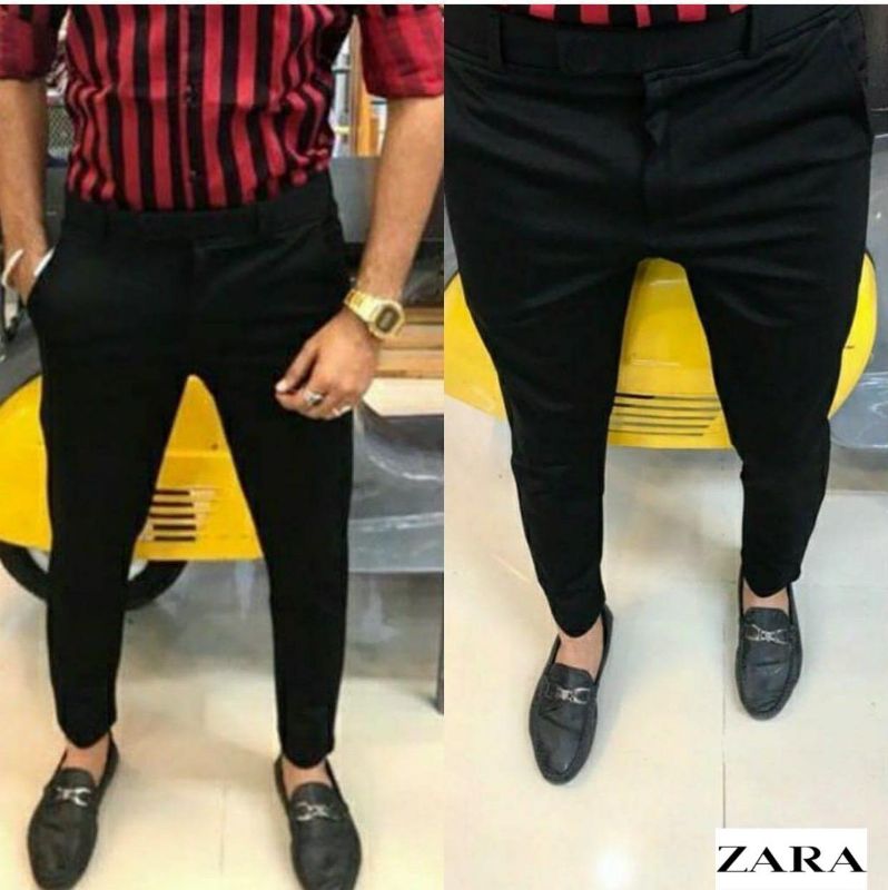 Zara Driver Pants Dark Blue, Men's Fashion, Bottoms, Trousers on Carousell