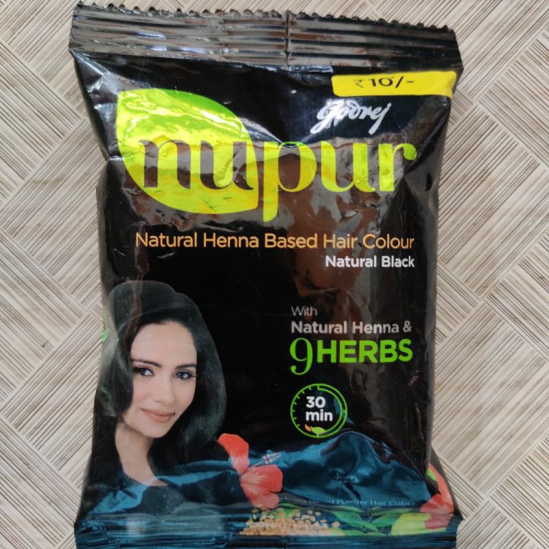 Godrej Nupur Henna Natural Mehndi for Hair Color with Goodness of 9 Herbs  120gram X 3Packs - Walmart.com