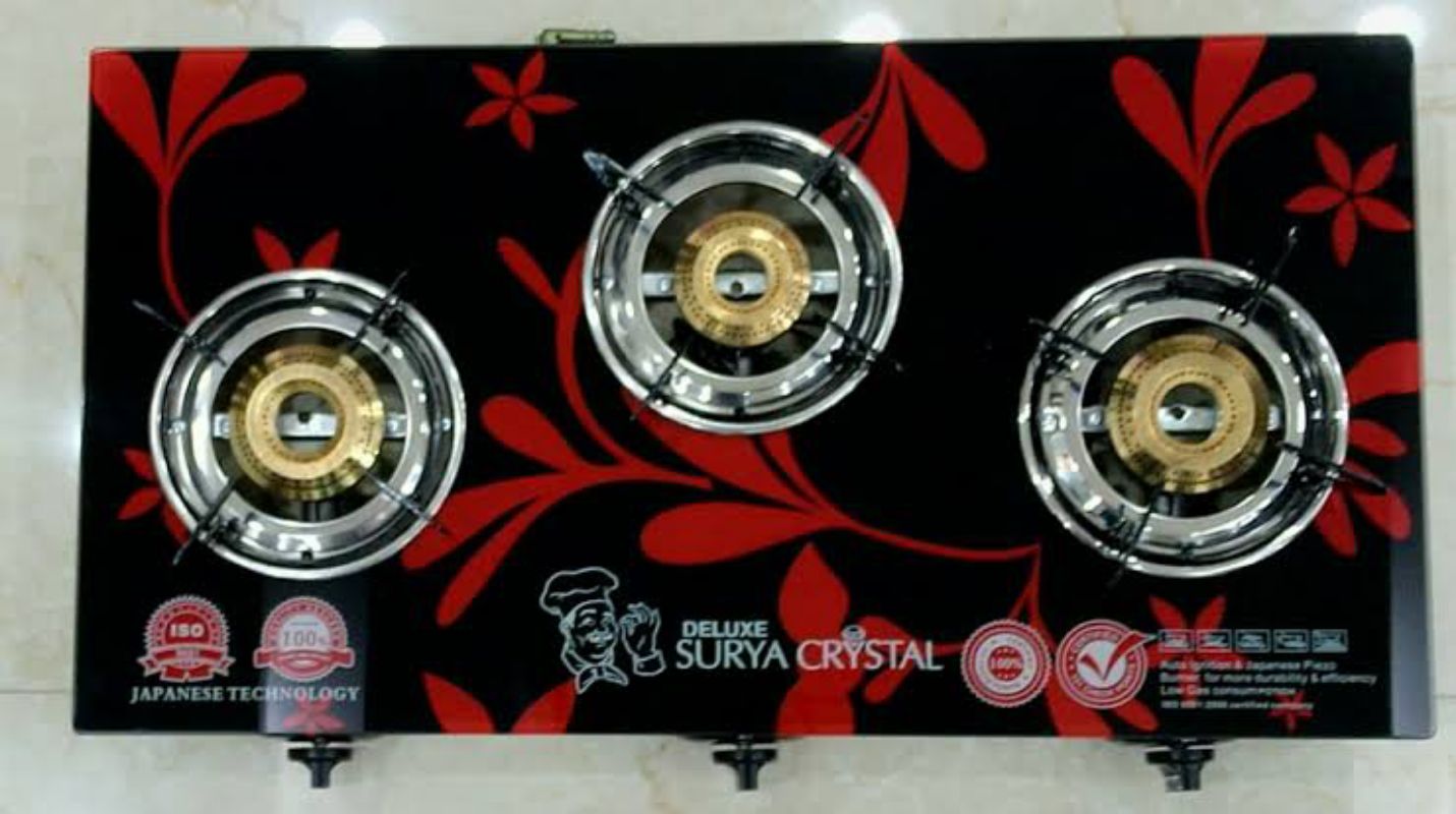 Surya crystal hotsell 3 burner