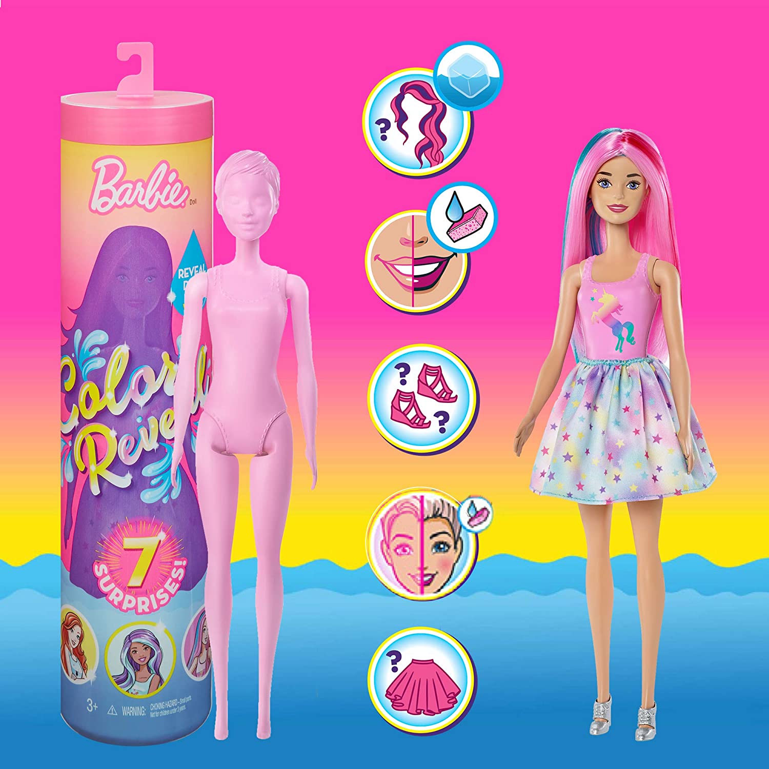 Color discount reveal barbie's